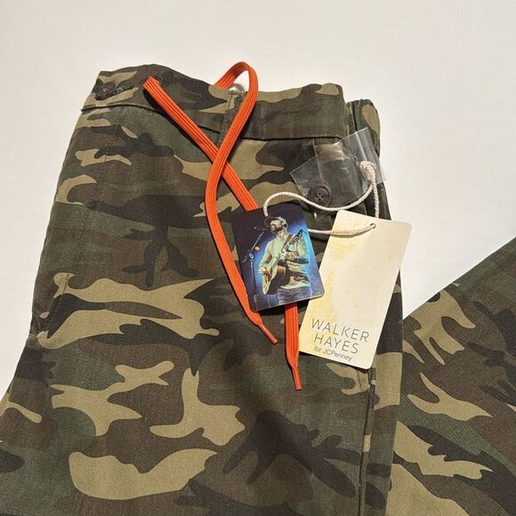 Camo Joggers Mens Medium Chinos Walker Hayes - Picture 2 of 4